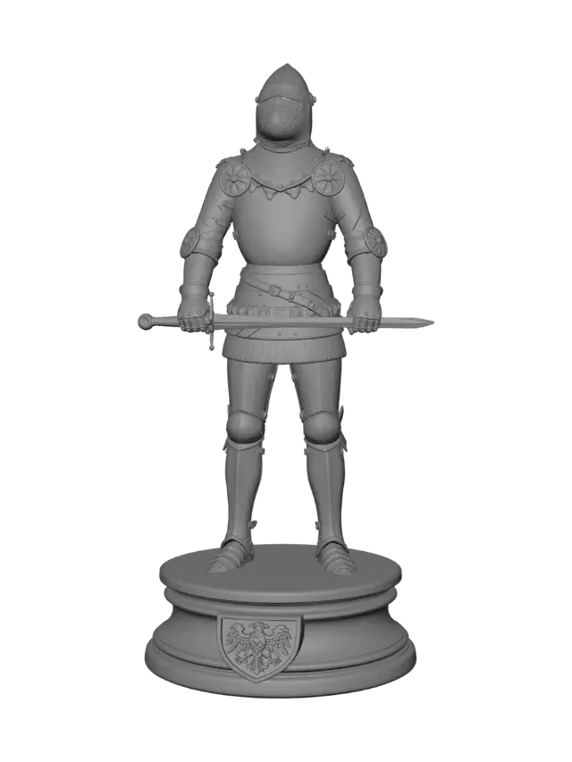 3D model for POLISH BISHOP CHESS SET PIECE