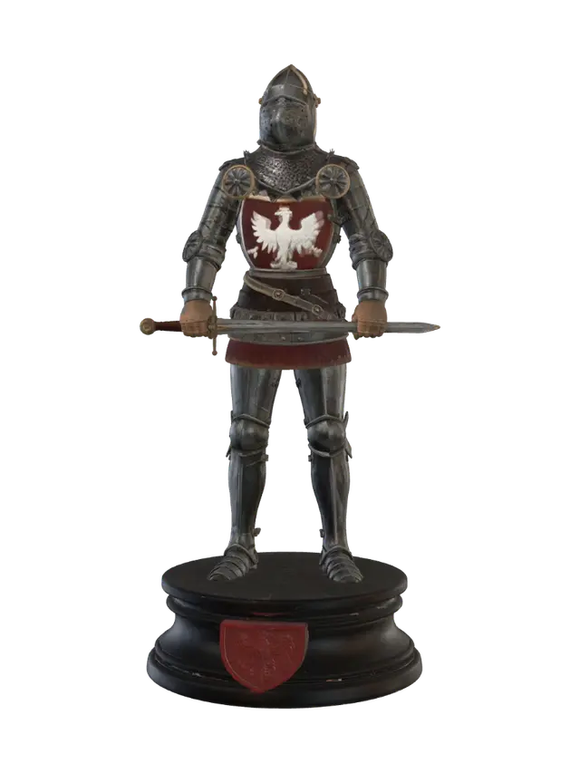 3D model for POLISH BISHOP CHESS SET PIECE