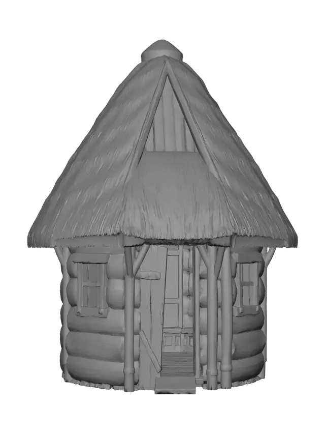 3D model for Huns hutment