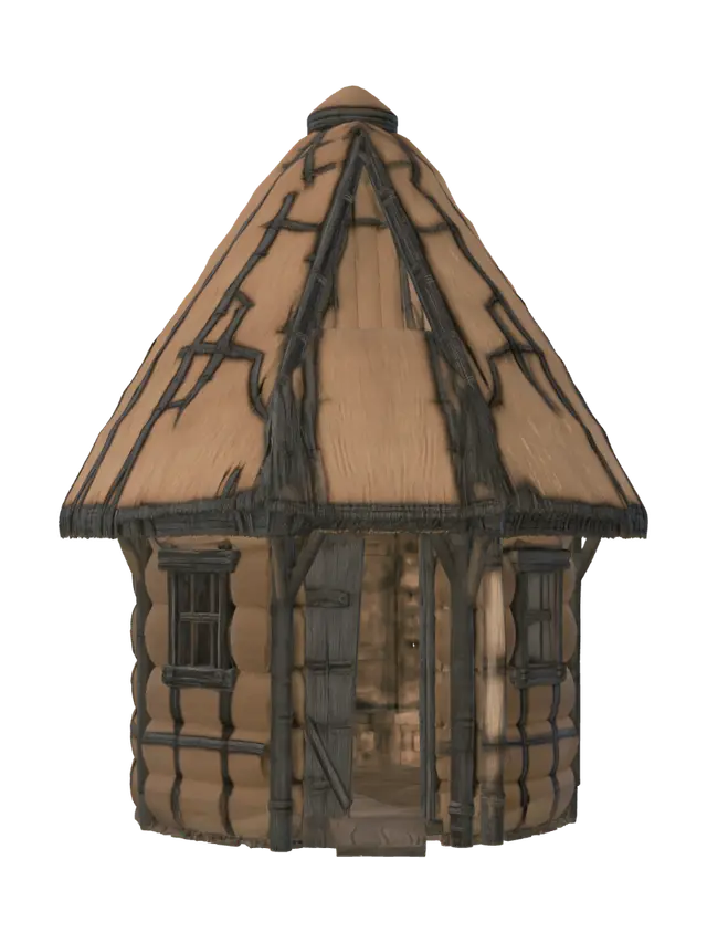 3D model for Huns hutment