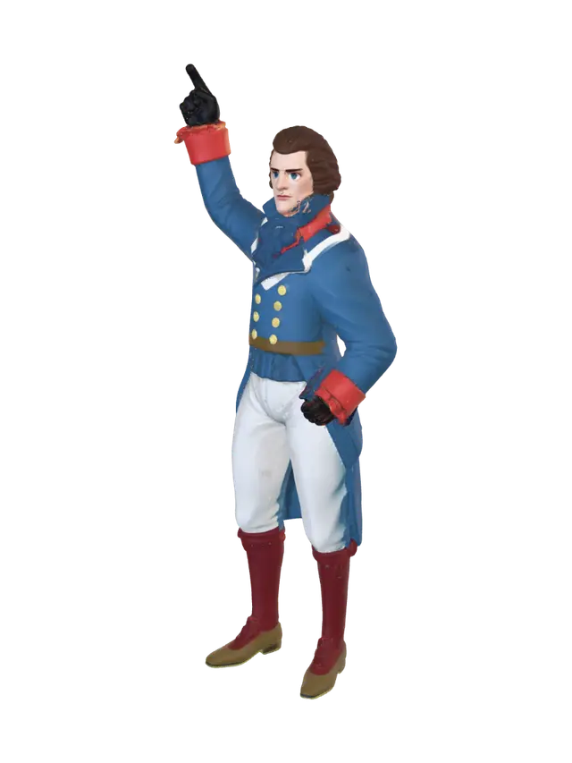 3D model for Bluecoat Commander