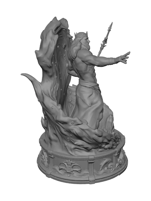 3D model for simplify_greek-mythology-gods-poseidon-god-of-the-sea-storms-earthquakes-and-horses