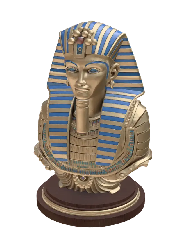 Modèle 3D Aegypt chess set Rook, généré par IA