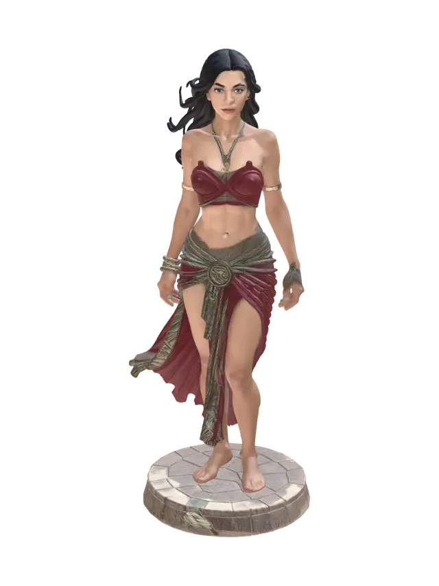 3D model for Stone age chess set  Queen