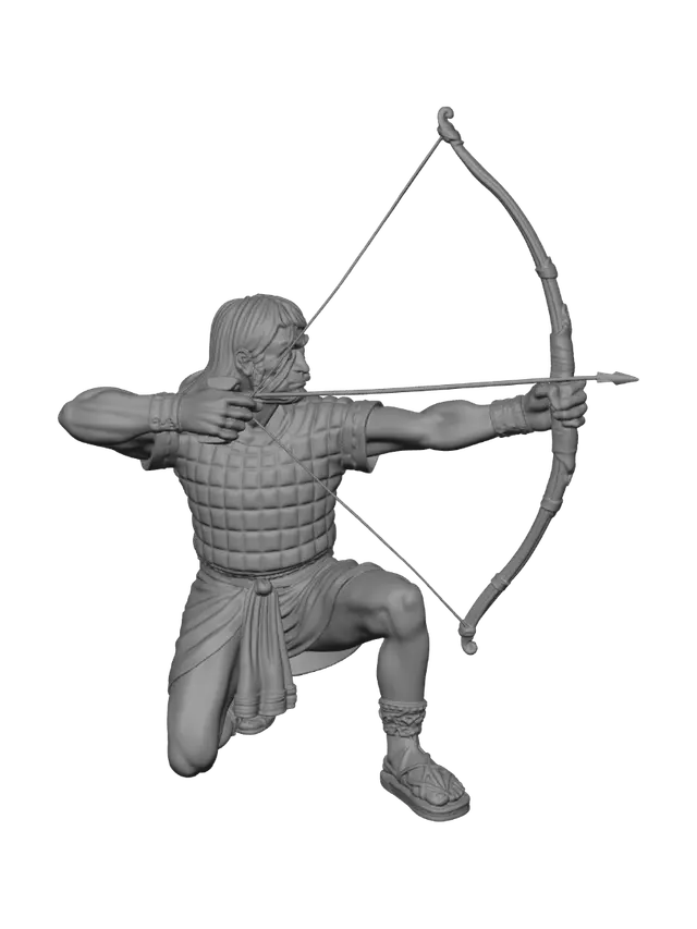3D model for Kneeling Archer