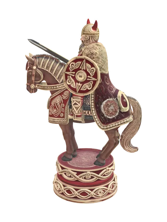 3D model for VIKINGS CHESS SET KNIGHT