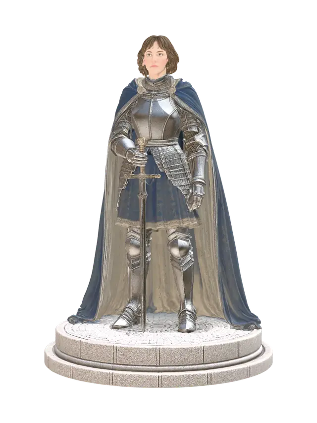 Sovereign of Steel 3D model, vytvořený pomocí AI