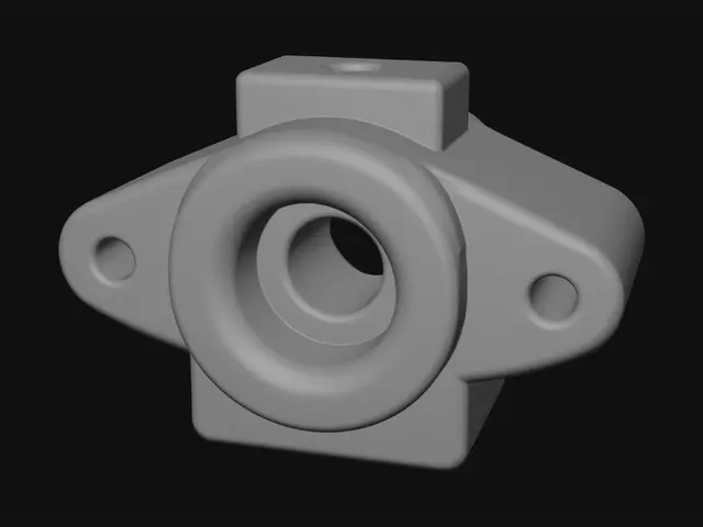 3D model for Flanged bearing housing