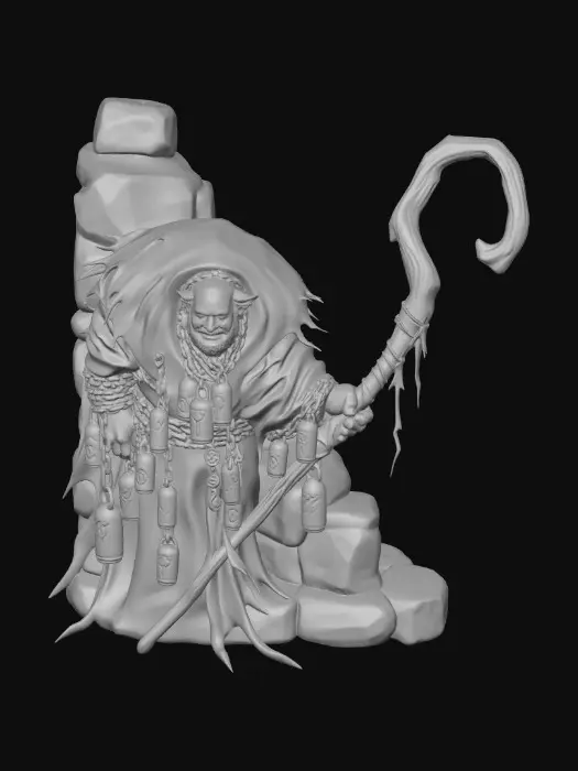 3D model for Icebound Shaman