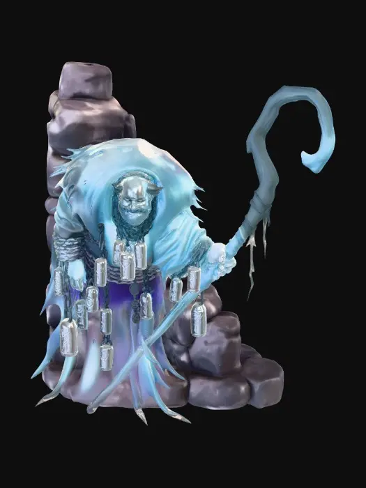 3D model for Icebound Shaman