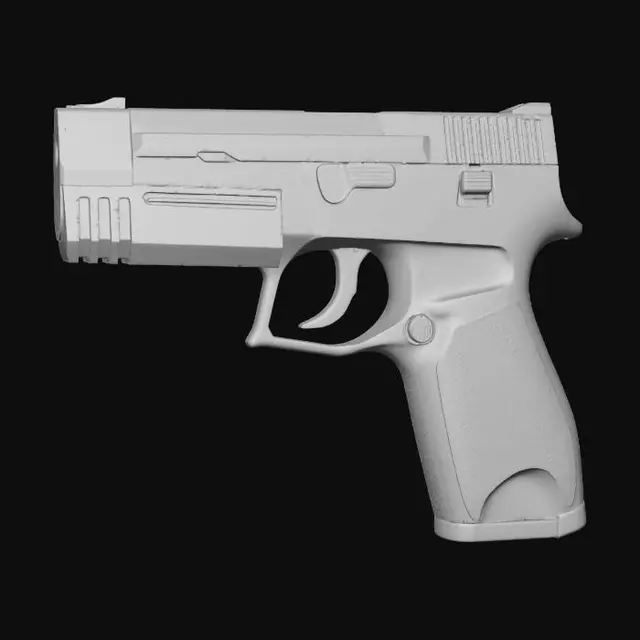 3D model for Obsidian Sidearm