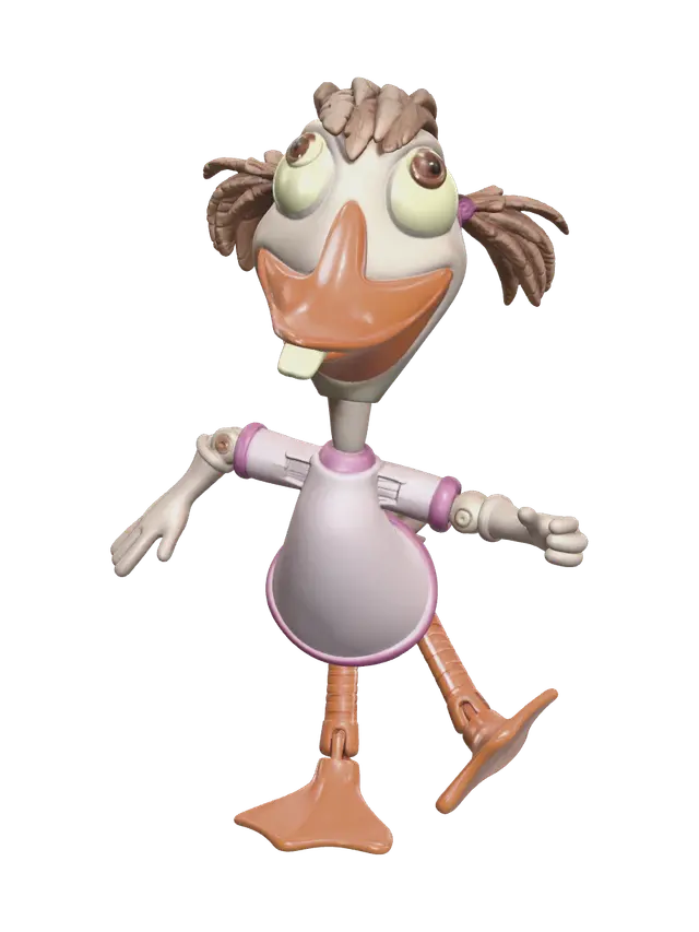 3D model for Modern Abby Chicken Little
