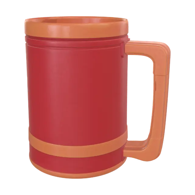 3D model for Crimson and Tangerine Travel Mug