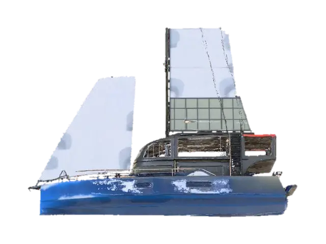 Ocean Voyager - Con 3D model, vytvořený pomocí AI
