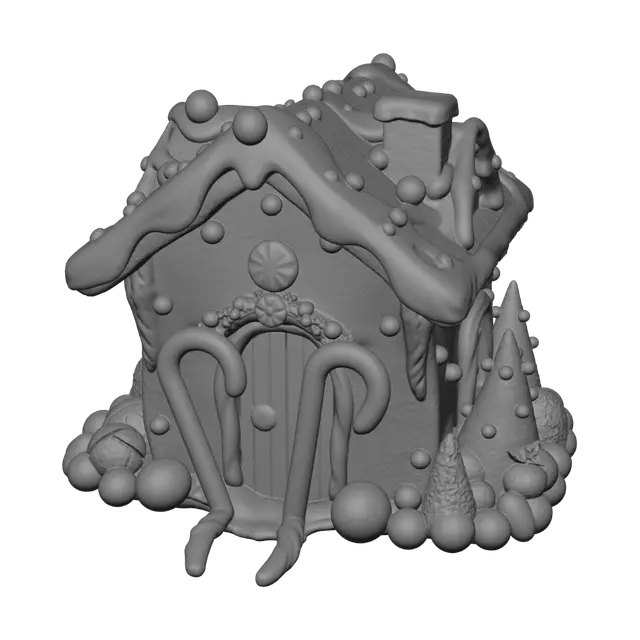 3D model for Entwerfe
Lebkuchen Haus