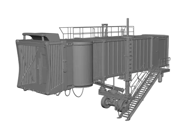 3D model for Mobile Jet Bridge