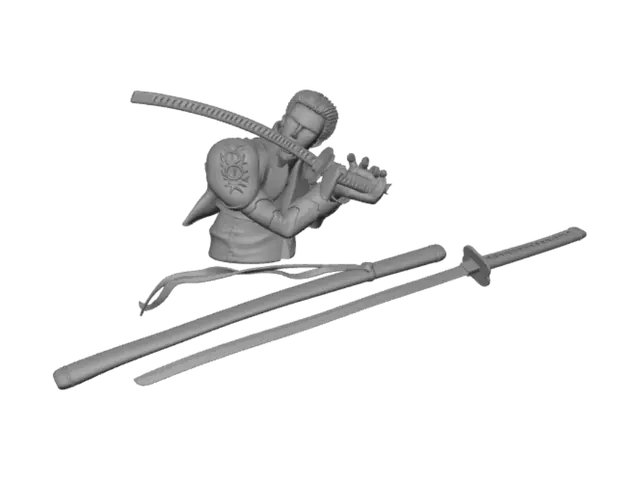 3D model for Moonlit Katana