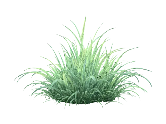 Grass Patch 86K Mid Poly 3D model, AI generated