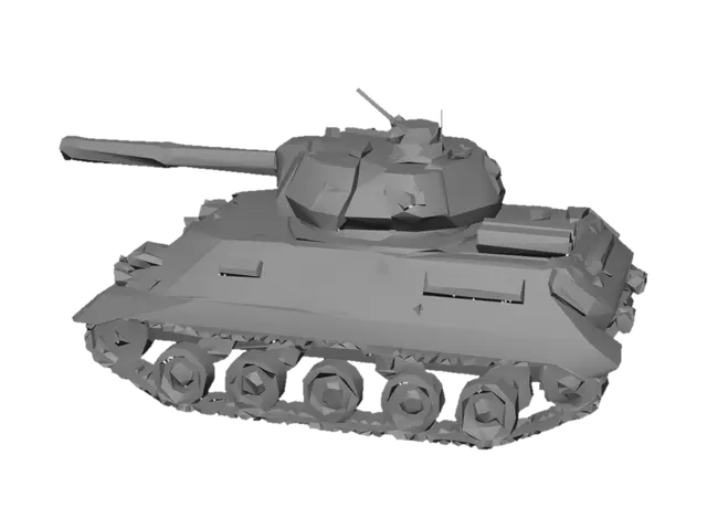 3D model for I need A tank battle game