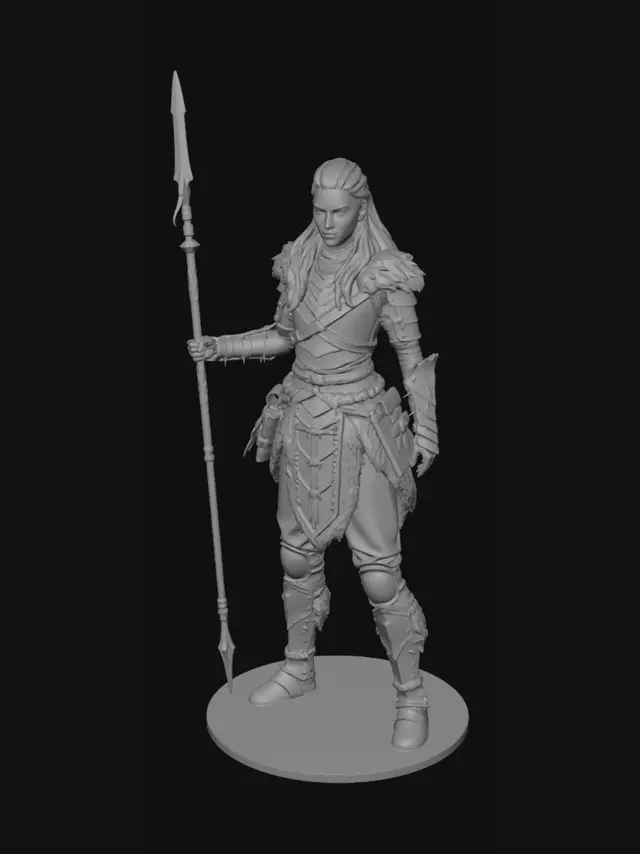 3D model for Valkyrie of the North