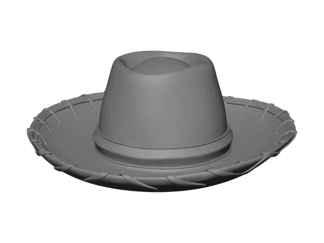 3D model for Tan Cowboy Hat