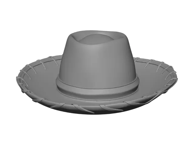 3D model for Tan Cowboy Hat