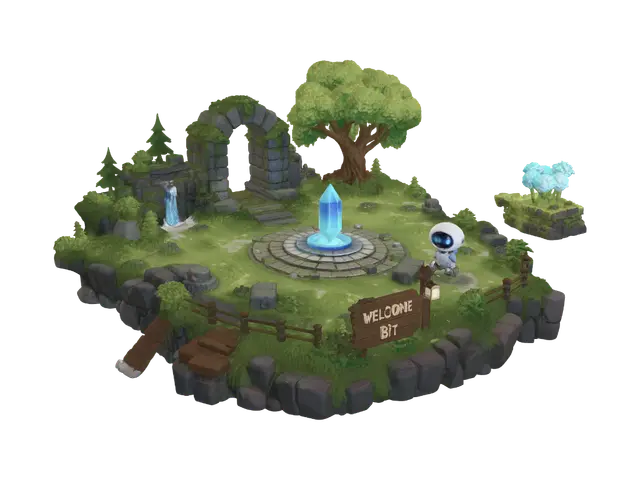 3D model for Spark of Life: Island 1