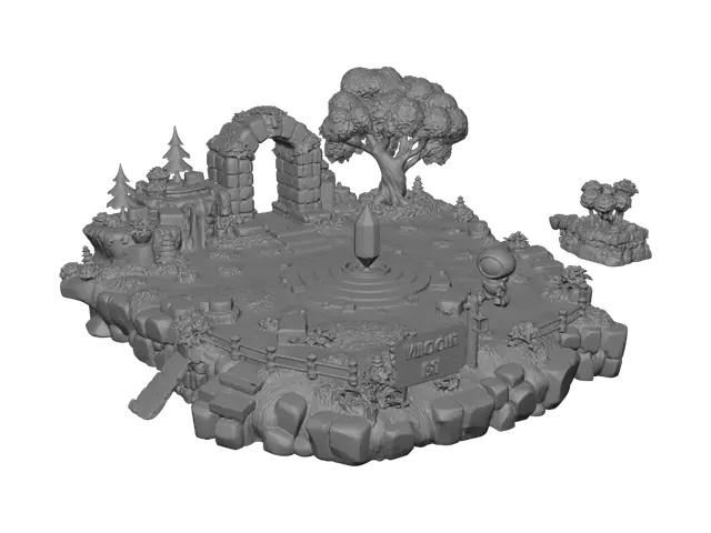 3D model for Spark of Life: Island 1