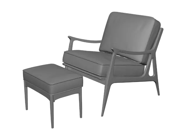 3D model for Cranes in Golden Tropics