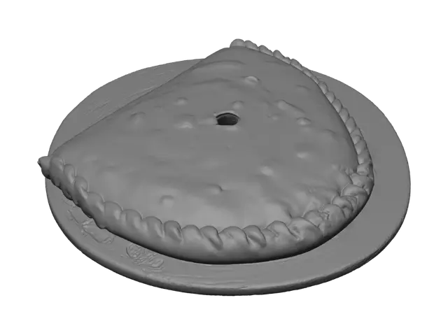 3D model for Golden Round Pie