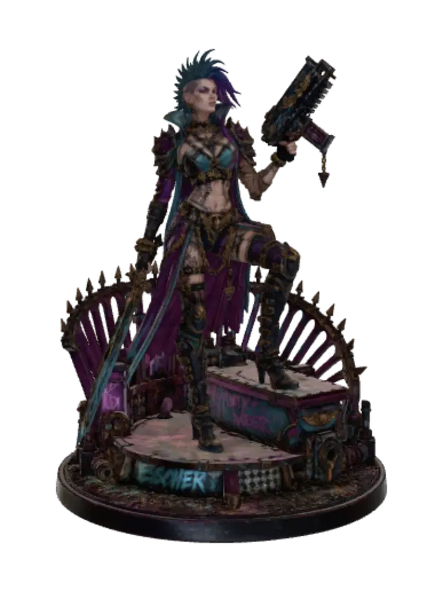3D model for Escher: Beauty is Power