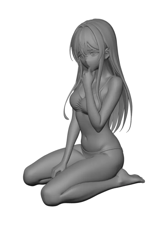 3D model for Blushing Contemplation