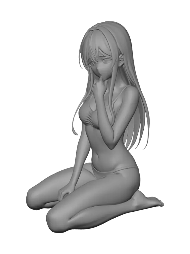 3D model for Blushing Contemplation