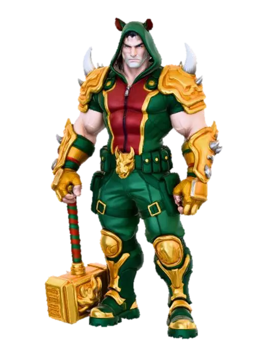 3D model for Warrior of the Forest