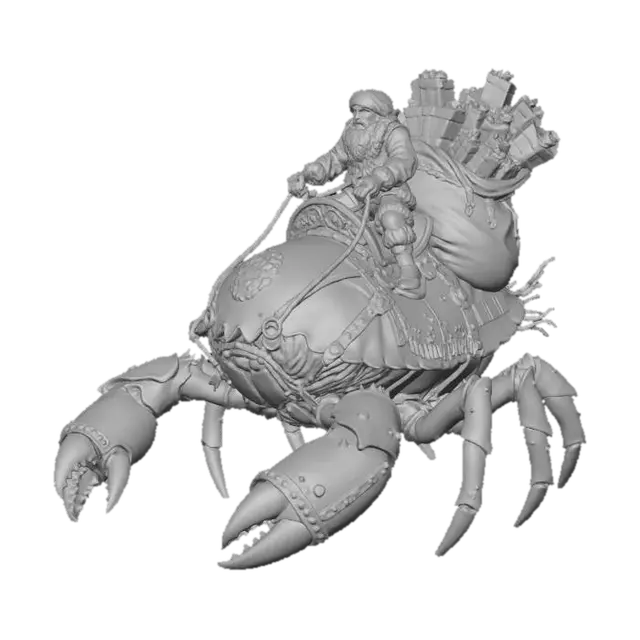 3D model for Santa's Steampunk Sleigh