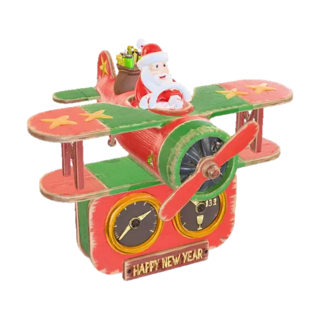 3D model for Santa's Sleighplane
