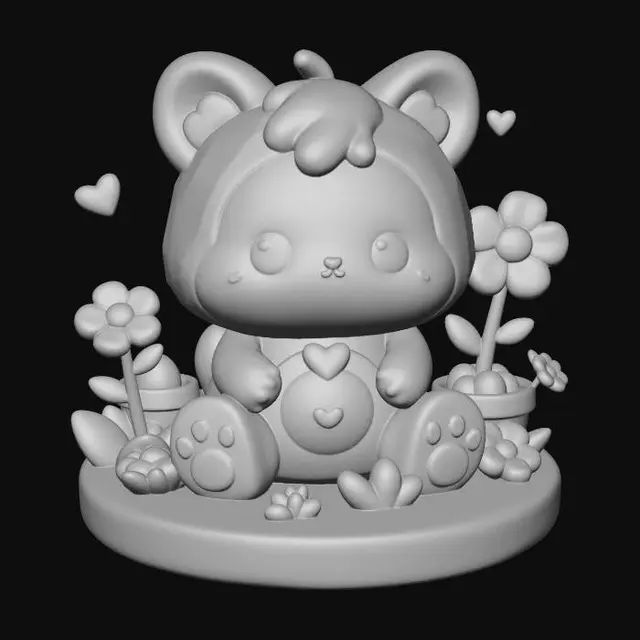 3D model for 小熊