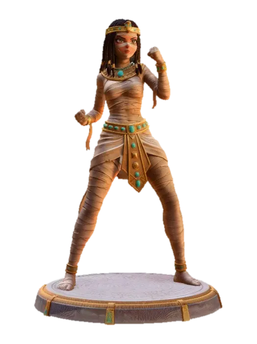 3D model for Ember Warrior of the Sands