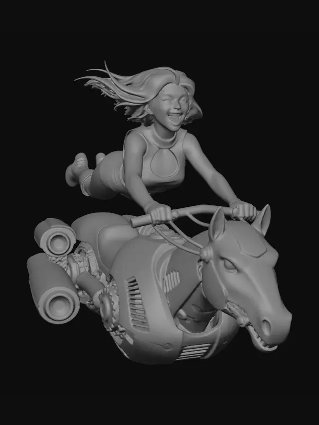 3D model for RetroRider-0005A