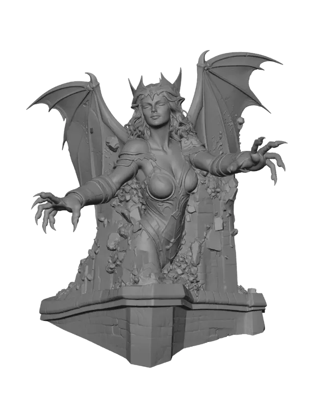 3D model for Empress of Stone and Shadow