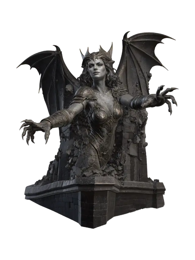 3D model for Empress of Stone and Shadow
