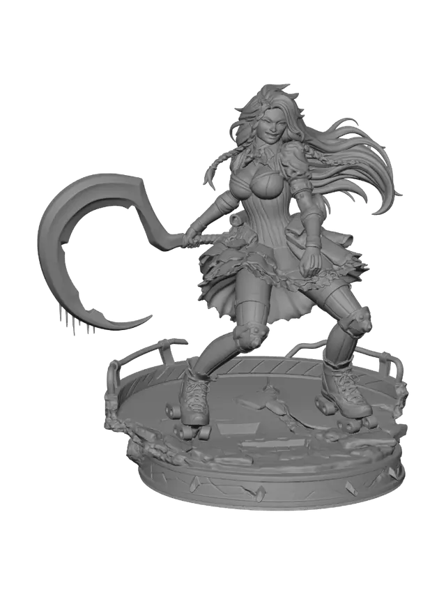 3D model for Harlequin of the Orange Carnival