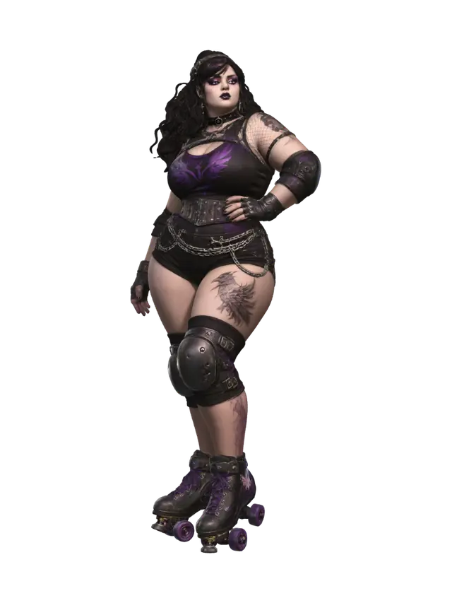 3D model for Midnight Roller Queen