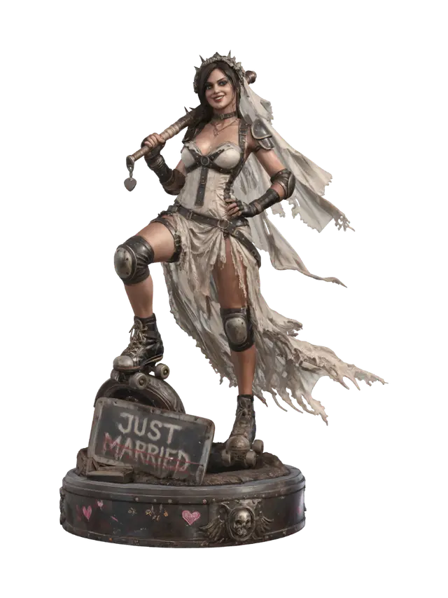 3D model for Bridal Warrior of Rust and Lace