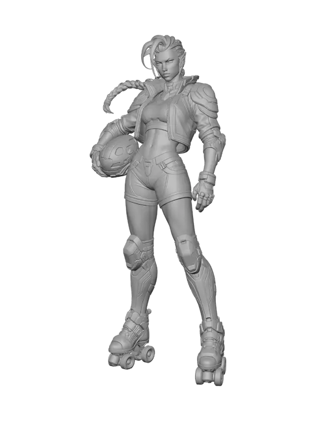3D model for Neon Roller Valkyrie