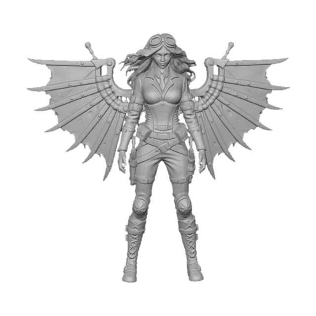 3D model for Winged Warrior 016A