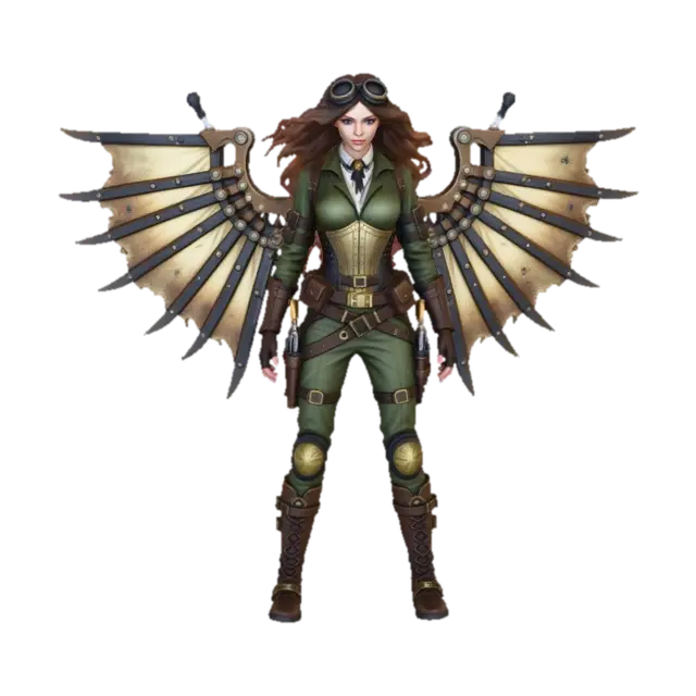 3D model for Winged Warrior 016A