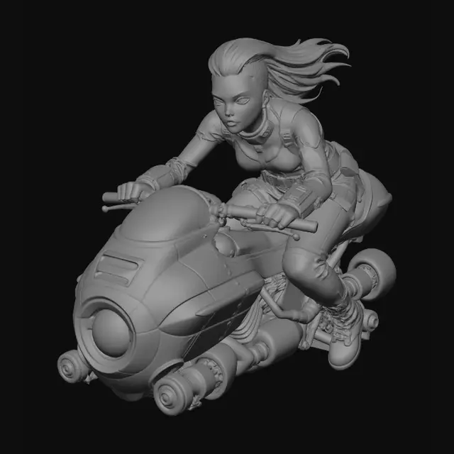 3D model for Crimson Rider