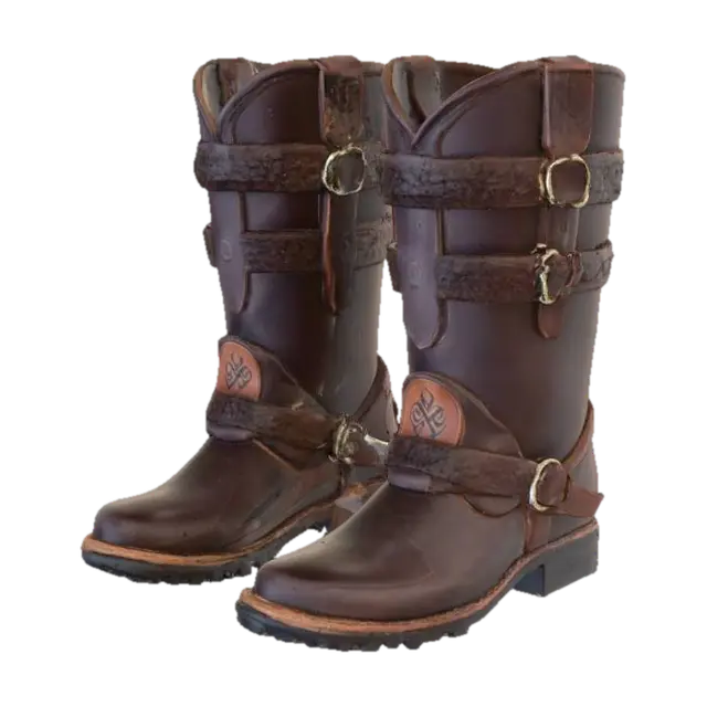 viking boots - Scandinavian 3D model, vytvořený pomocí AI