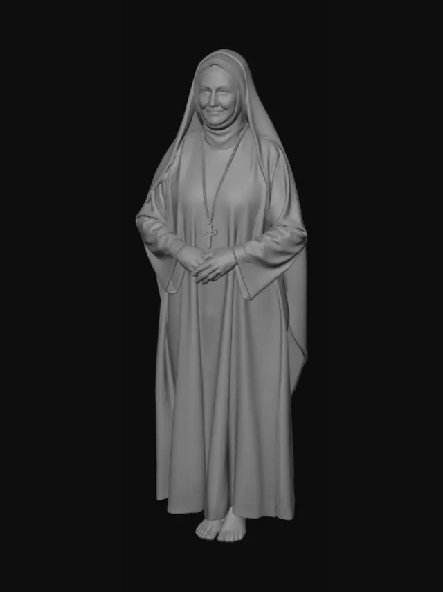 3D model for Uma carmelita descalça